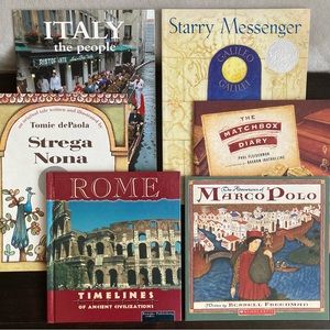 6 Italy books 🇮🇹